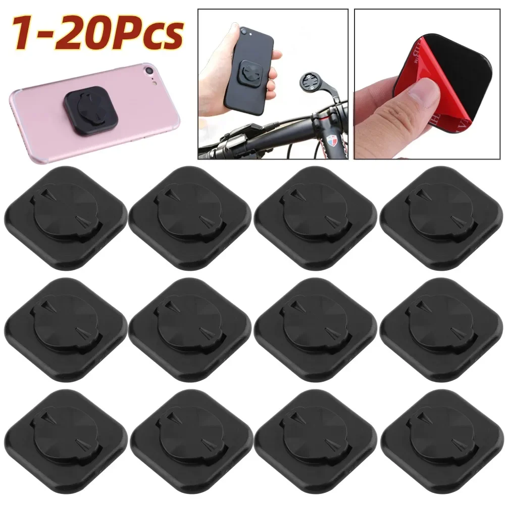 1-20PCS bici supporto per cellulare staffa adesivo adesivo ciclismo bicicletta supporto per cellulare pulsante posteriore adattatore per pasta per