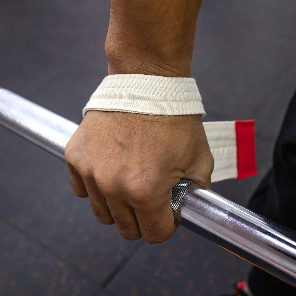 

1 Pair Cotton Lifting Straps Non-slip Wear-resistant Fitness Wrist Wraps Durable Adjustable Deadlift Fitness Straps Gym/Fitness