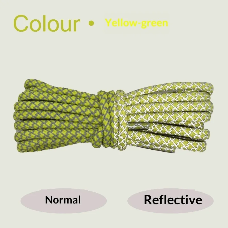 Starry Reflective Braided Round Shoelaces Luminous Glow in Dark Rope Multifunctional Decor Laces Can Be Worn As Bracelet