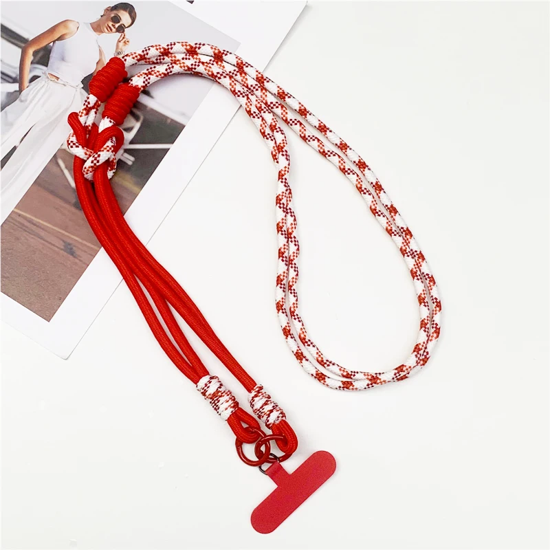 3 in 1 120 cm Crossbody Mobiele Telefoon Opknoping Touw Nekkoord Polsband Verwijderbare Telefoon Lanyard Water Cup Opknoping Touw