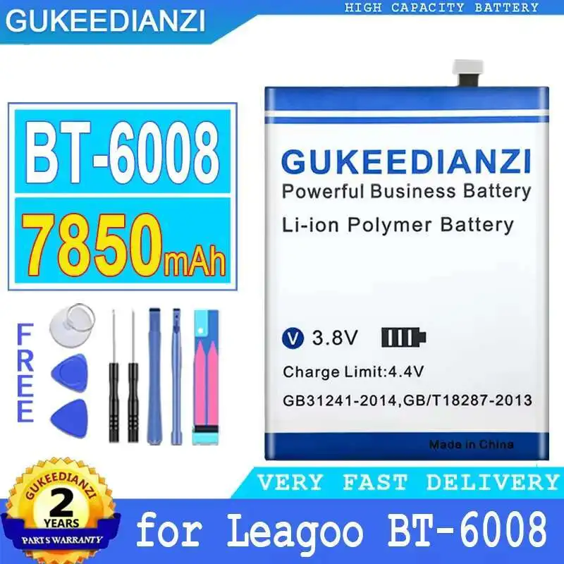 

Mobile Phone Battery 7850Mah Good Low-Temperature Performance For Leagoo BT-6008 BT6008