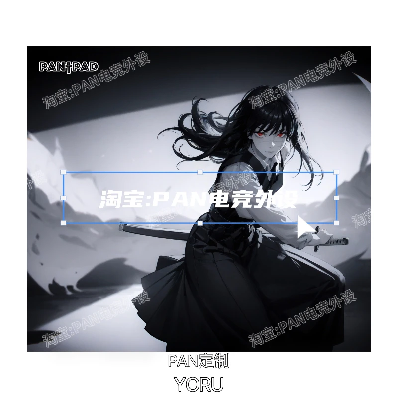 Skypad Gaming Glass Mouse Pad Coating Full Coverage Primer Anime Mousepad ESports Speed Precise Control for FPS Csgo Game Gift