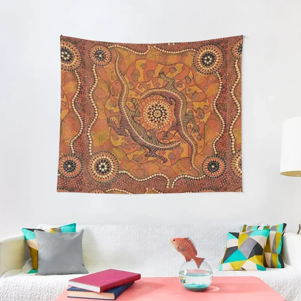 

Goanna Dreaming Tapestry Decoration Home Wall Hanging Wall Room Decorating Aesthetic Tapestry