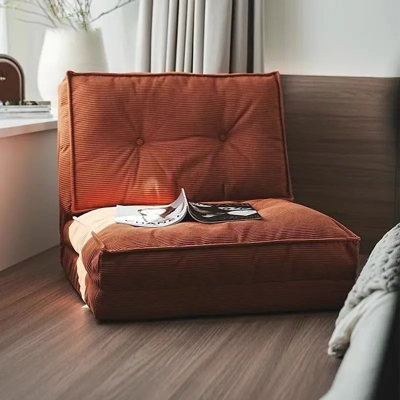 for Folding Lazy Sofa Tatami Bed Dual Purpose Reclining Single Back Chair for Balcony Bedroom Leisure Small Sofa
