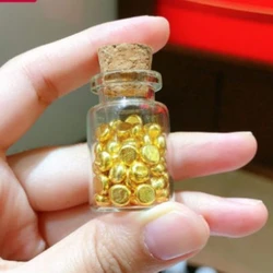 24k Pure Gold Beads 9999 Solid Yellow Gold Ball Yellow Gold Material 1g-10g Jewelry Diy Beads Snap Button Jewelry Cat Buttons
