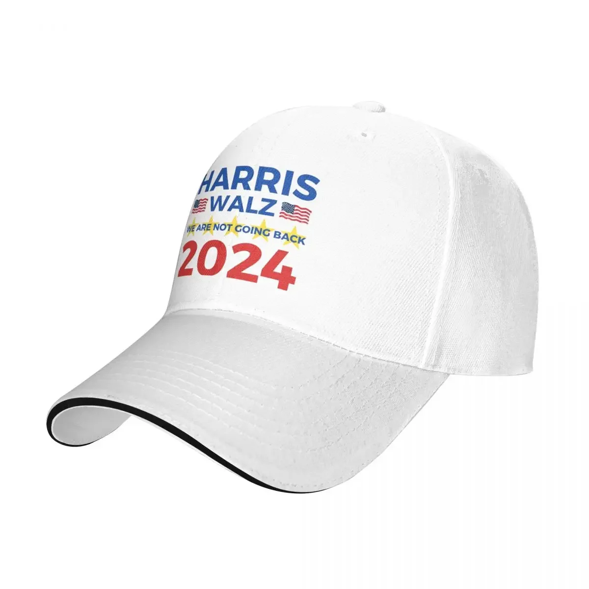 2024 New Baseball Cap Harris Walz 2024 Election Outfit Unisex Style Trucker Cap Casual We Are Not Going Back Snapback Hat