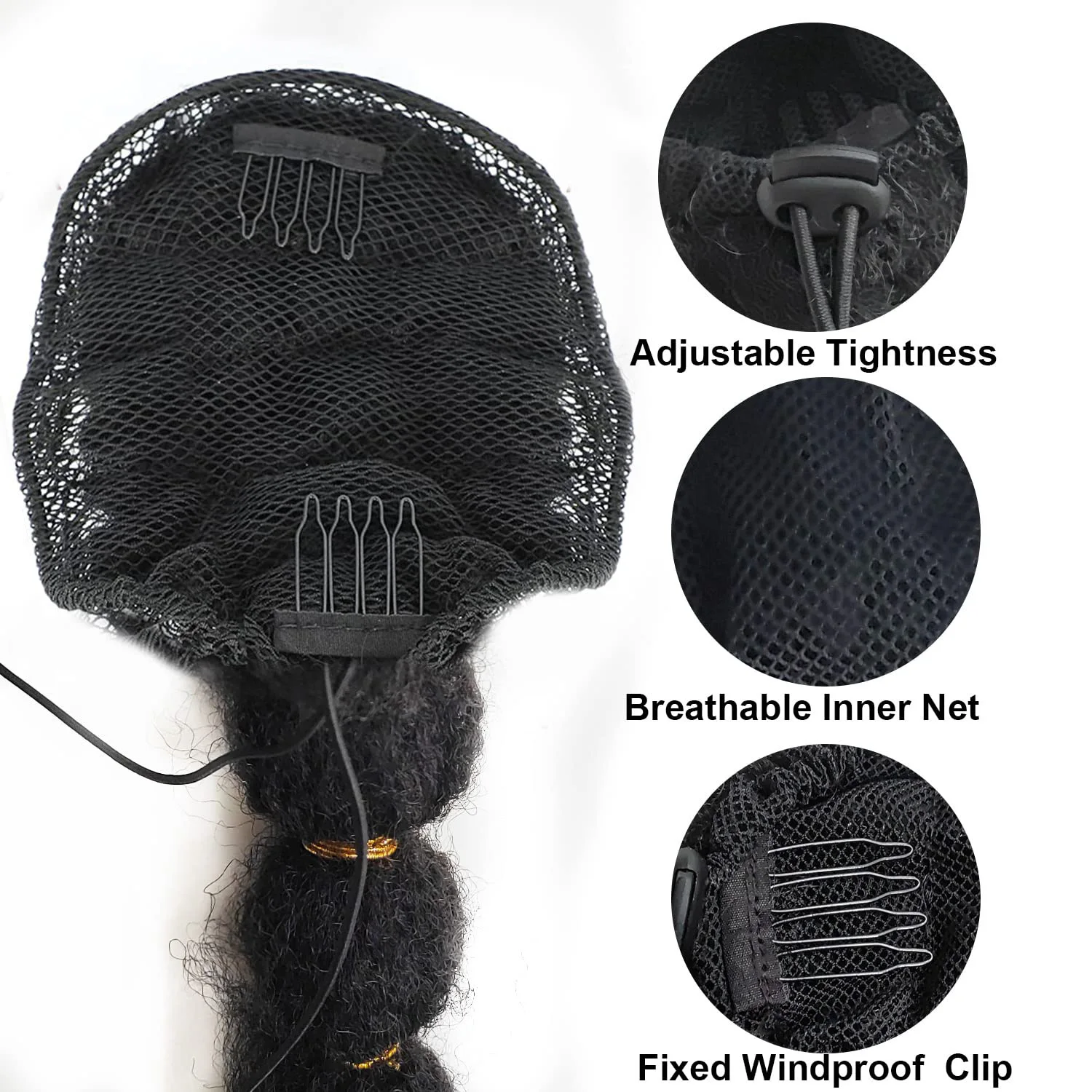 Kinky afro bolha rabo de cavalo extensão longo cordão rabo de cavalo natural preto clipe em rabos de cavalo para mulheres cabelo sintético