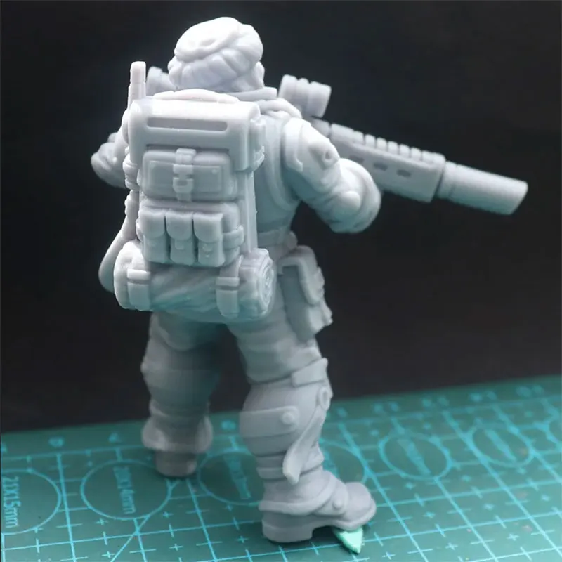 1/24 75mm Resin Model Kits Game Arab Soldier Figurine Unpainted No Color RW-1181