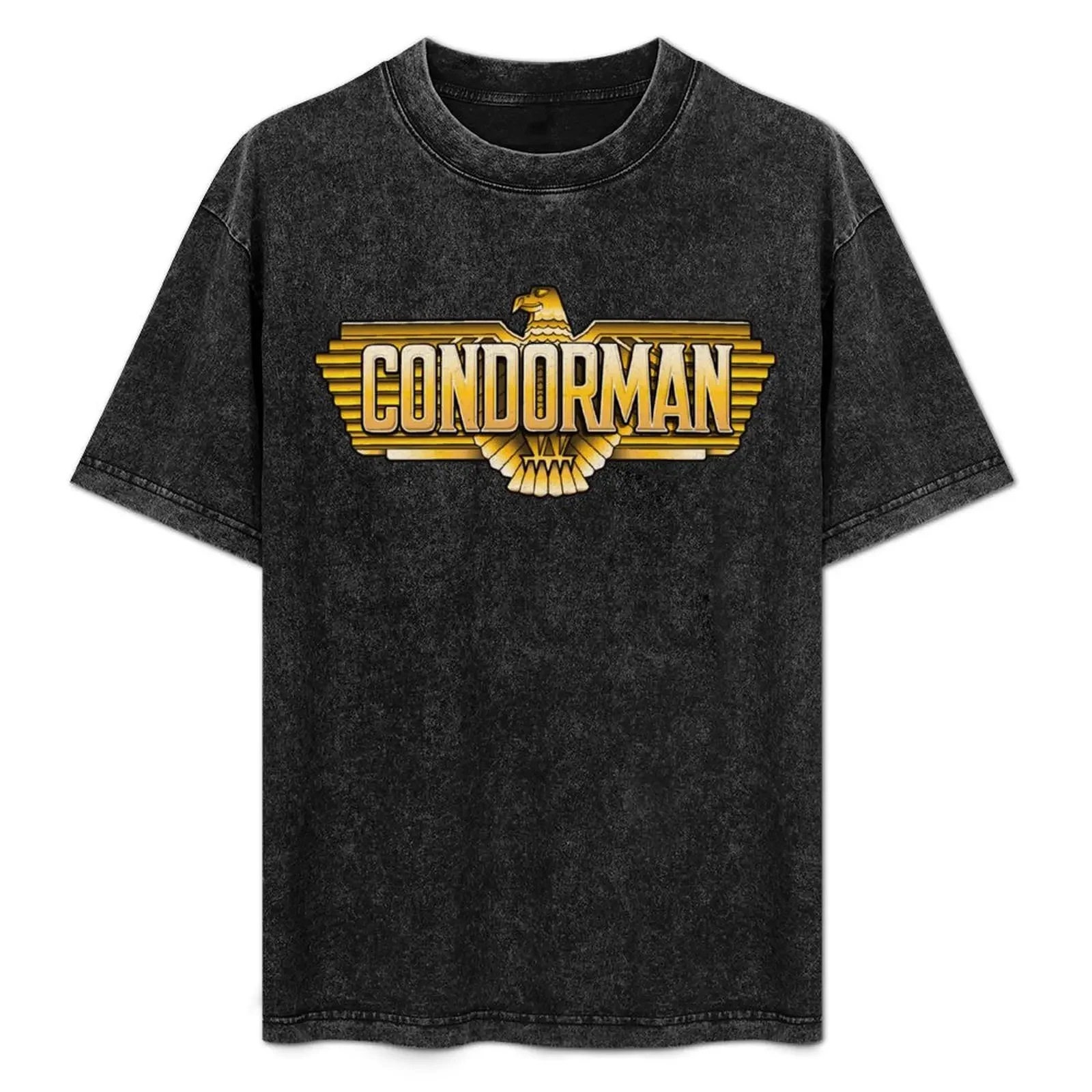 

Condorman Logo T-Shirt quick drying street wear graphic tee shirt customs design your own shirts men graphic