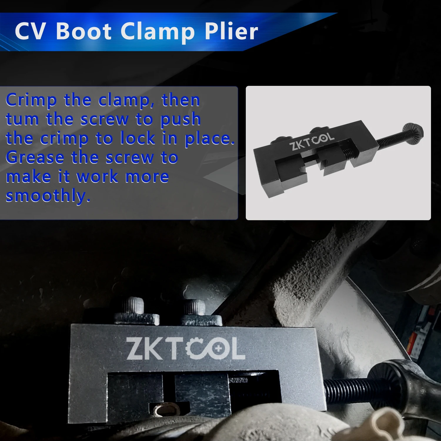 09521-24010 ferramenta de braçadeira de cobertura contra poeira do eixo cv compatível com toyota/lexus etc, ferramenta de braçadeira de mangueira acessórios de ferramenta de braçadeira de cobertura contra poeira