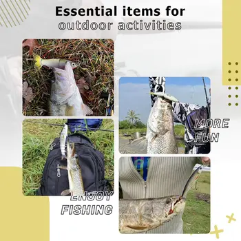 Cebo de pesca deslizante de 12 cm y 17,5 g, cuerpo liso y texturizado, cola de fibra realista y vívida, color personalizado, señuelos de pesca tipo crankbait. 10 best sales Señuelos deslizantes - №6