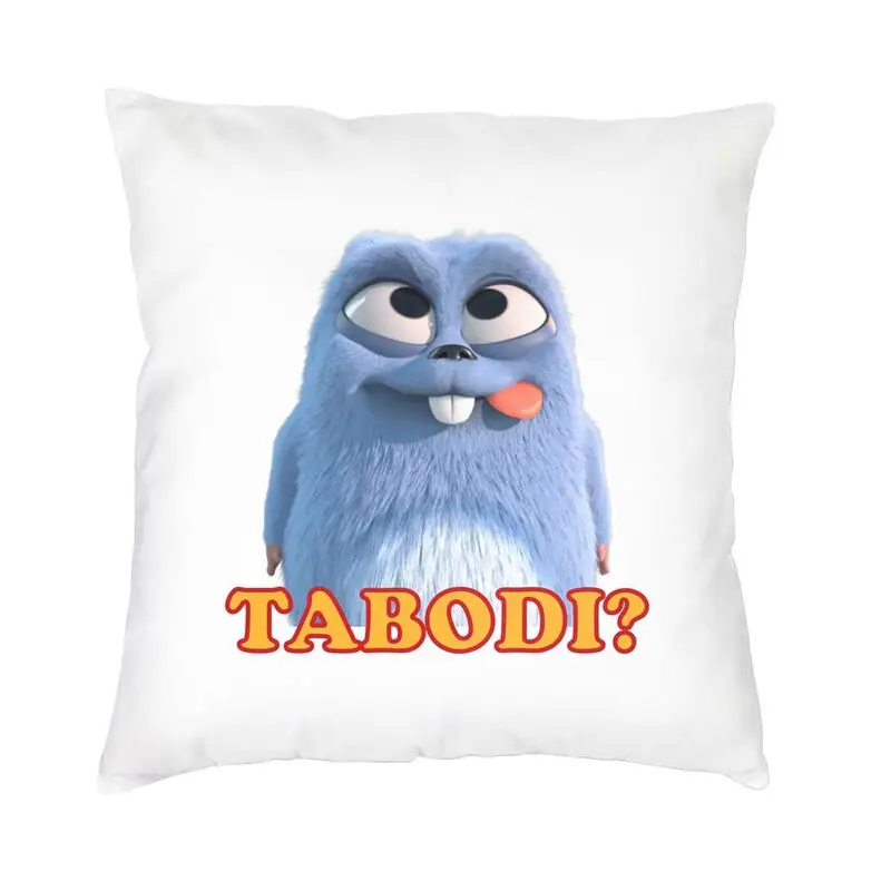 Luxury Grizzy And Lemmings Funny Happy Hungry Delicious Excited Cartoon Throw Pillow Cover Decorative Cover 40x40 Pillowcover