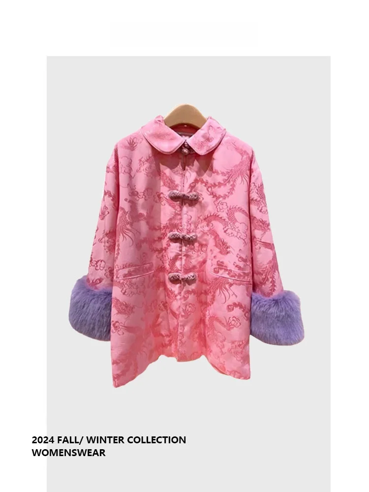 

Розовая свободная верхняя одежда Forever 21 на пуговицах, новая осенняя коллекция, удобная, с длинными рукавами, для повседневной носки, больших размеров