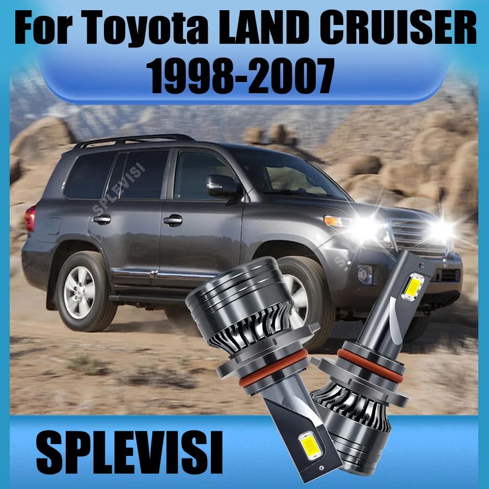 

9005 9006 Headlight Bulbs – Legal High Brightness with Perfect Beam For Toyota LAND CRUISER 1998-2007 1999 2000 2001 2002 2003
