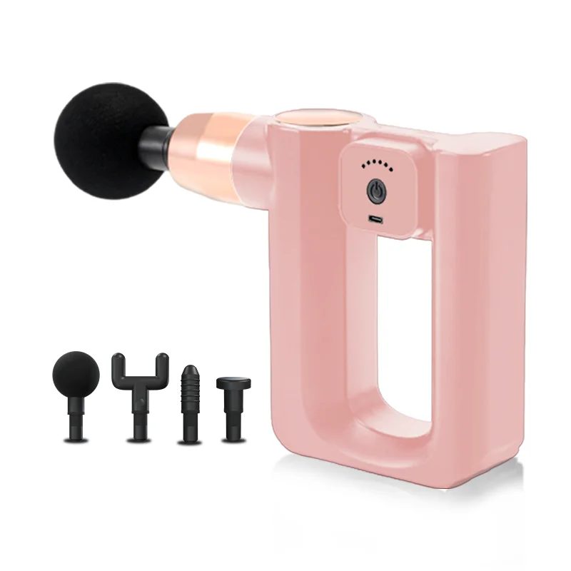 Smart Library New Custom Logo Portable Fascia Deep Tissue Massage Mini Gun Style Massager
