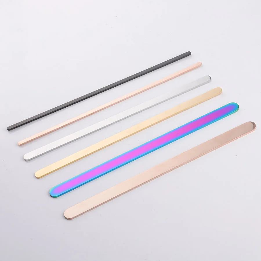 10Pcs/Lot Width 3/6/9mm 160mm 152mm Length DIY C Open Cuff Bangle Material Mirror Polishe Stainless Steel Rectangle Blank Strips