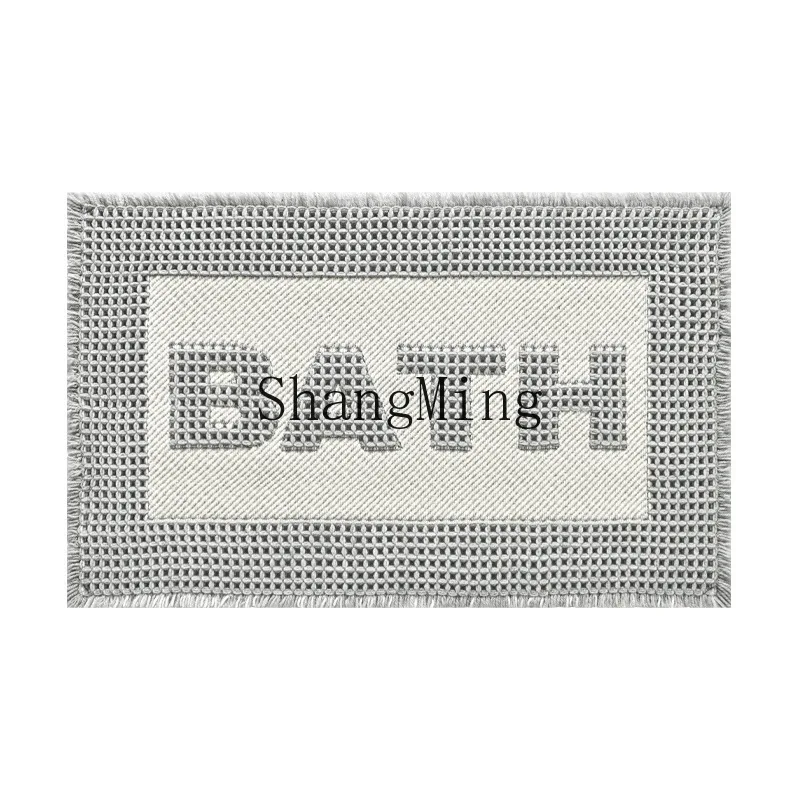 

PYH Hot Selling Letter Bathroom Floor Mat Bathroom Door Mat Home Toilet Suction Foot Mat