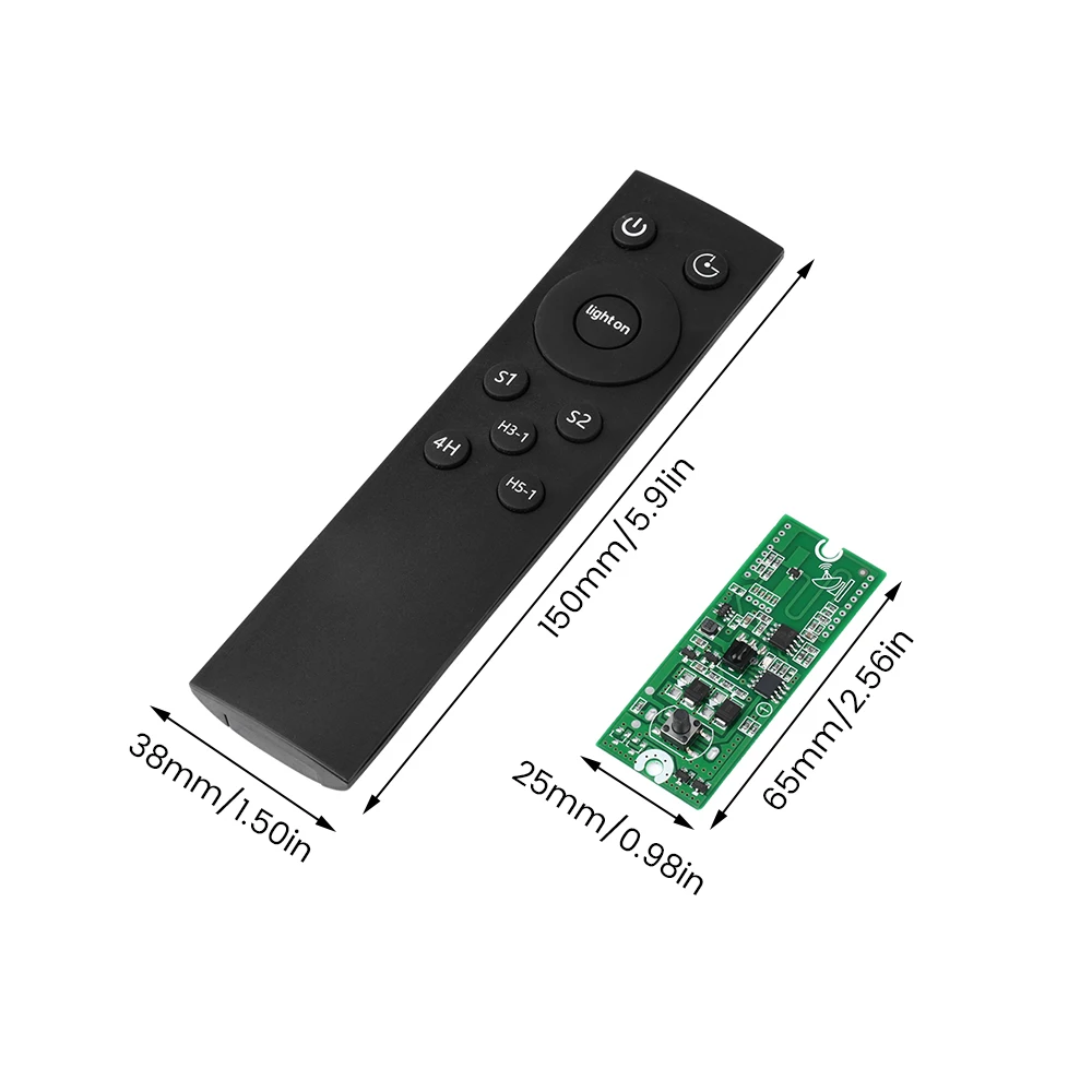 3.2V/3.7V Remote Control Solar Circuit Board Radar Human Body Sensor Street Lamp Controller Module Solar Lamp Controller 5-10M