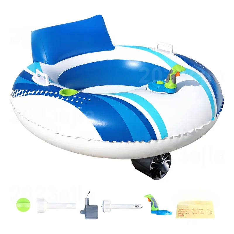 Youth/Adult Powerful Motorized Pool Cruiser Inflatable Pool Floating Seat with Backrest