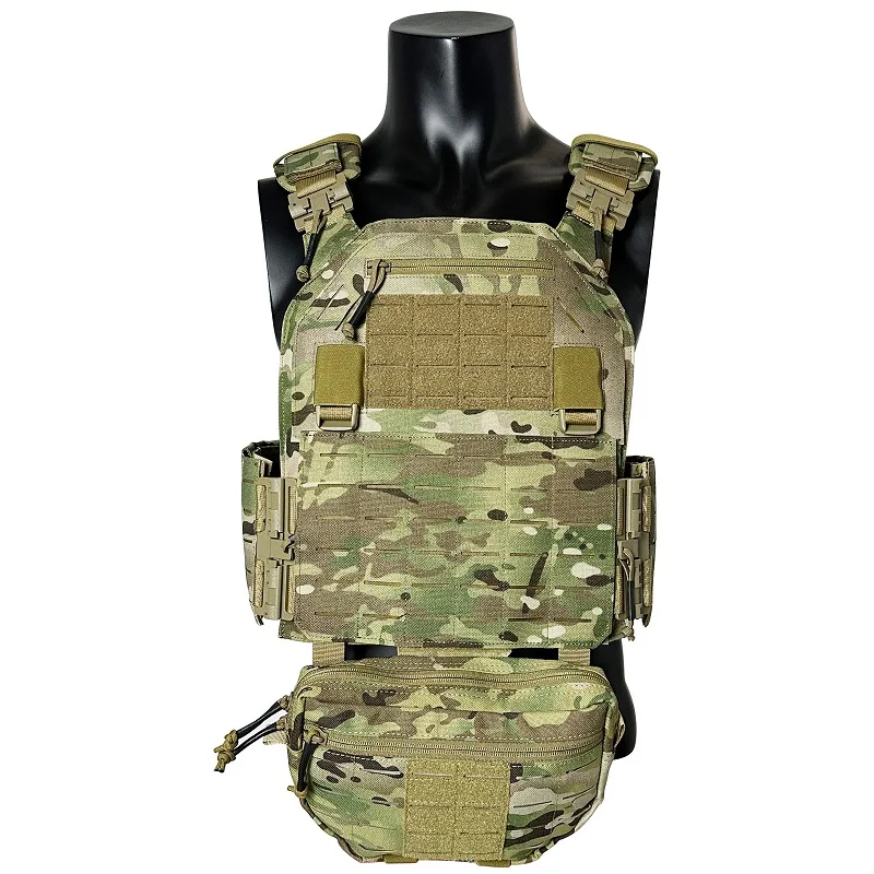 Tactical combat suit 1000D Nylon Laser cutting vest with 500D Hydration  Backpack with 1000D front tactical Pouch