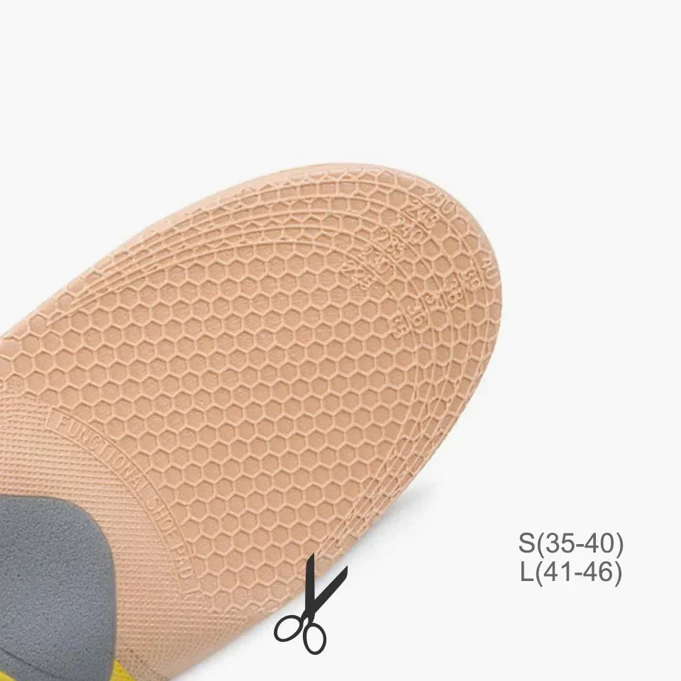 1 Paar orthopädische Einlegesohlen, Orthesen für Plattfüße, Gesundheitseinlagen für Schuhe, Einlage zur Unterstützung des Fußgewölbes für Plantarfasziitis, Fußpflege – Detail 7