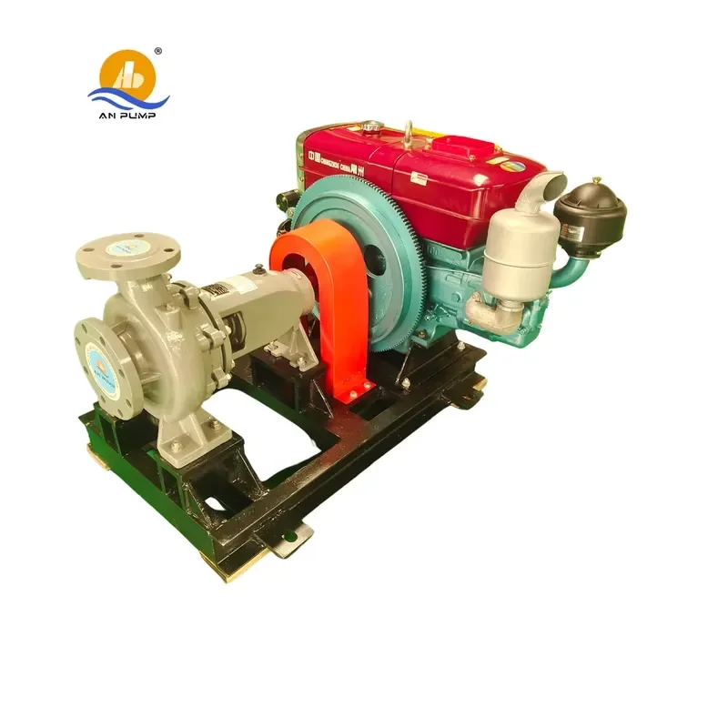 custom for Anpump Horizontal End Suction Single Stage Water Pump Centrifugal Pumps