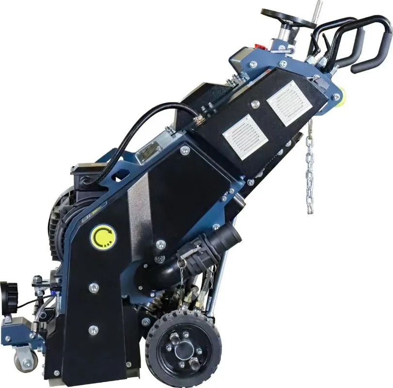 Heavy duty concrete surface milling machine 3-10mm adjustable depth, hydraulic self-propelled concrete planer, sander, grinder