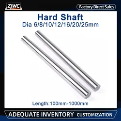 4pcs 6mm 8mm 10mm 12mm 16mm Linear Shaft Rail Cylinder Chrome Plated Smooth Round Rod Optical Axis CNC 3D Printer Parts