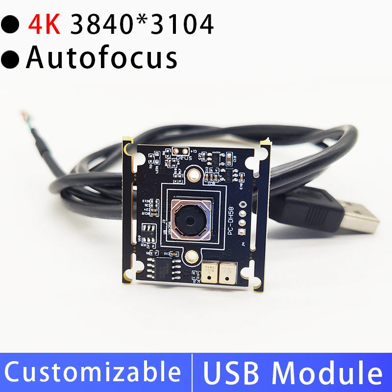 IMX258 4K HD 3840X3104 AF USB2.0 Camera Module UVC OTG Plug Play USB Webcam For ATM/Self-service