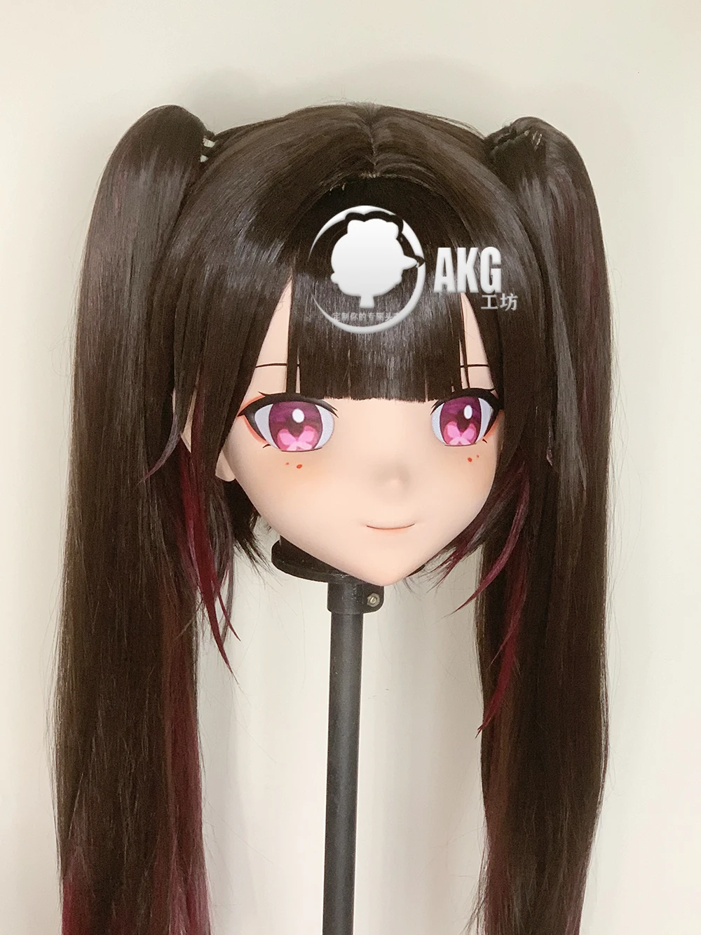 (AL206) Customize Character Crossdress Female/Girl Resin Half/Full Head With Lock Cosplay Japanese Anime Game Role Kigurumi Mask