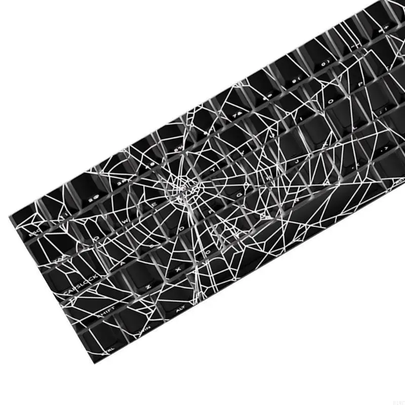 64/74Key KeyCaps Spiders Web Keycap Side Print Backlit KeyCaps voor toetsenborden