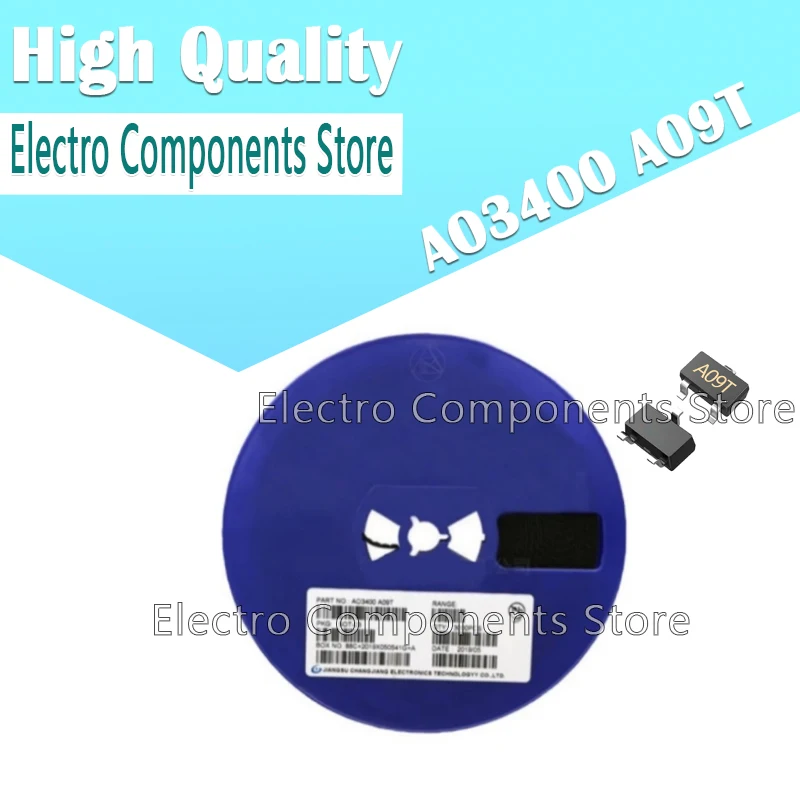 3000PCS/Tape & Reel AO3400 2.8A A09T SOT23 20V 3.5A SOT23-3 5.8A A09T 30V XORB SOT23-3 CJ3400 SOT-23 N-Channel MOSFETS SMD