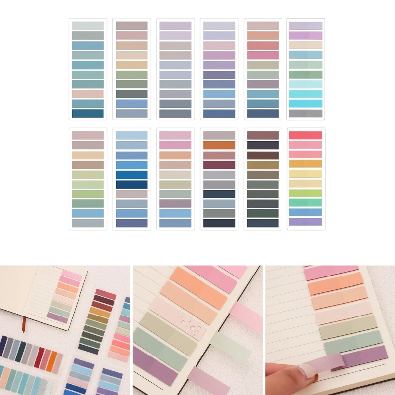 Schede adesive Schede libri per annotare, Schede adesive Cancella indicatori note adesive