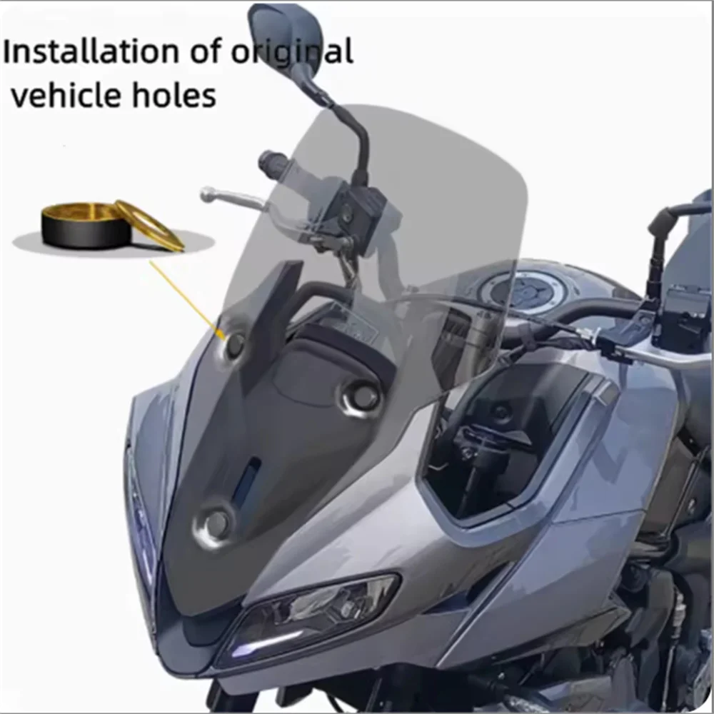 

For Triumph Tiger Sport 660 Sport660 Windshield modification with high front windshield and high-quality transparent baffle
