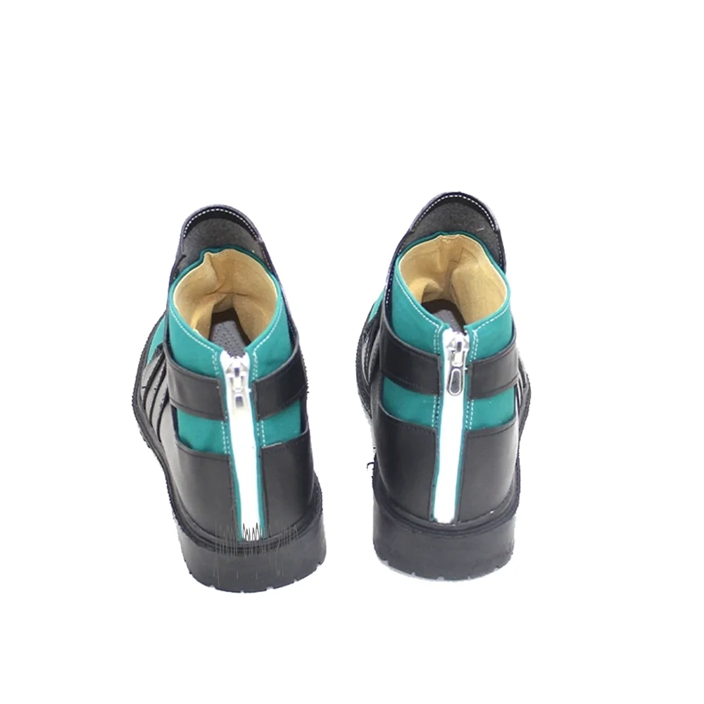 미도리야 이즈쿠 코스프레 신발 - 할로윈 및 카니발용 PU 가죽 부츠