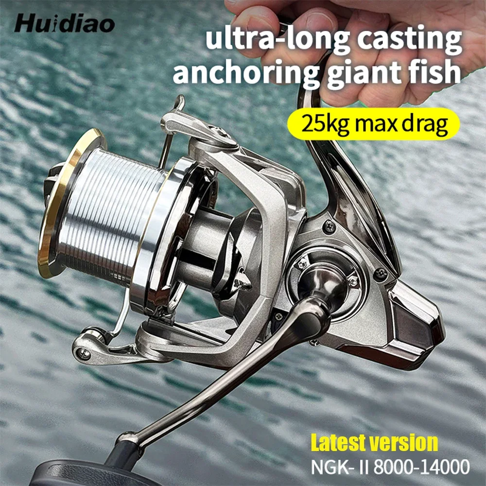 HUIDIAO NGK-II 55LB Spinning Fishing Reel 4.8:1
