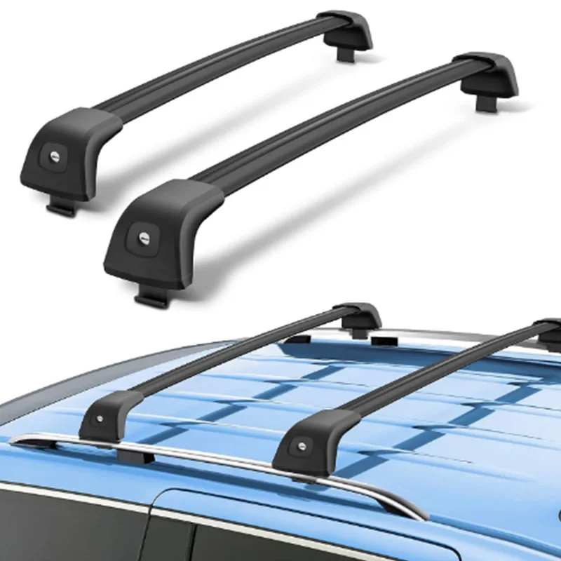 حامل سقفي عارضة الطيران من الألومنيوم على شكل حرف T باللون الأسود غير اللامع