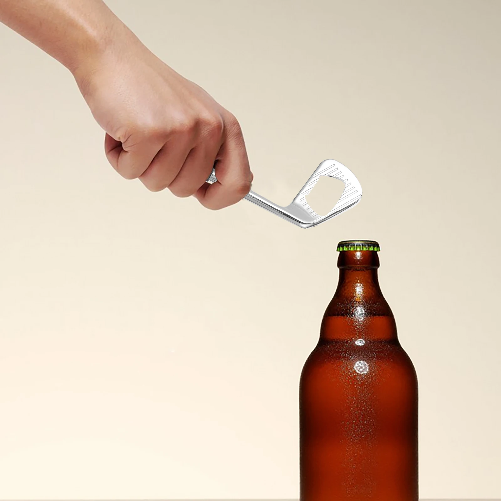 

Golf Shaft Shaped Metal Bottle Beer Can Opener For Bar Party Supplies Creative Portable Manual Can Opener Tool Kitchen Bar