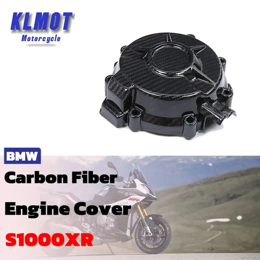 3K 100% Pure Dry Carbon Fiber Motorcycle Accessories Engine Cover Part Cowl Fairing Kits Parts For BMW S1000XR 2021 2022 2023+