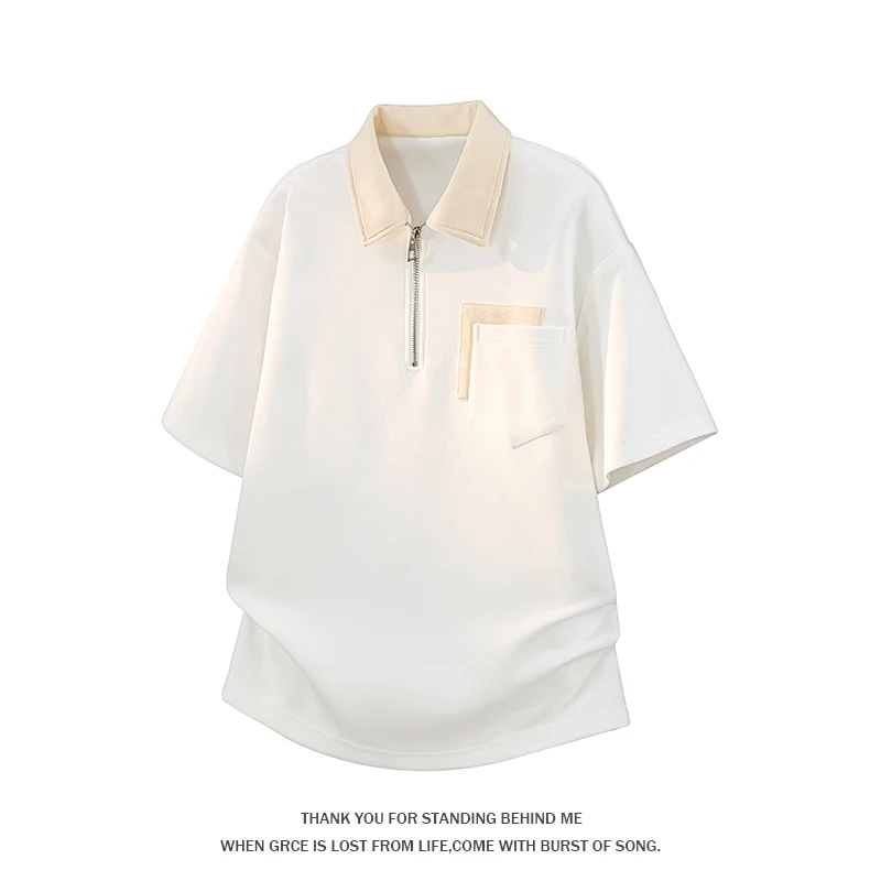 Fashion T-Shirt Summer Men's Streetwear Casual Short Sleeve Blouse Streetdress Hombre Male Clothing Camisa Men's T-Shirts Tees