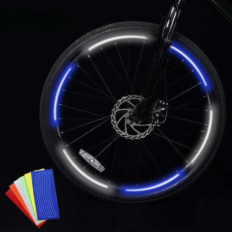 Reflective Tire Sticker Safety Sticker Color Kids Balance Bike Reflective Sticker Wheel Decal Bike Accessories