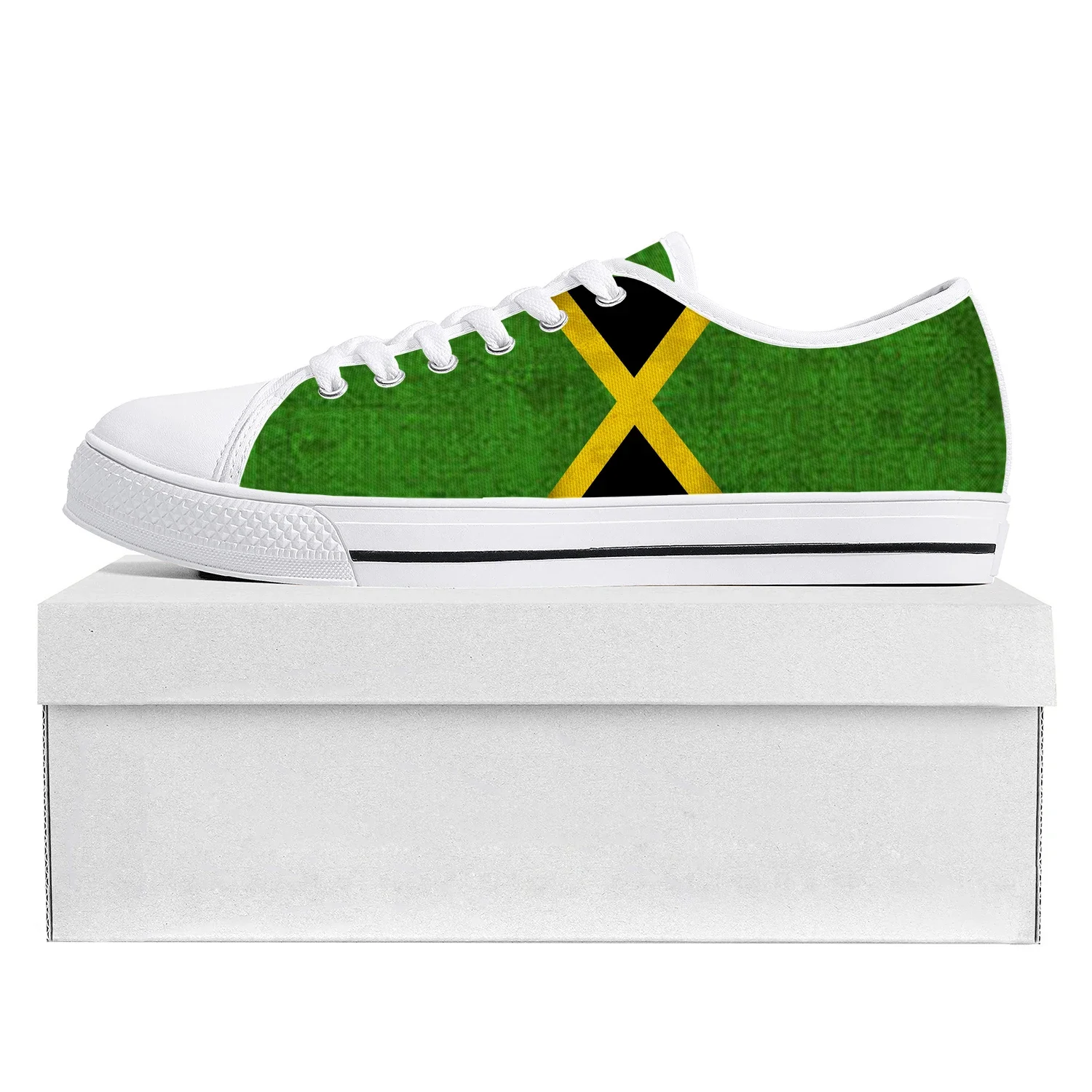 Jamaican Flag Low Top High Quality Sneakers Mens Womens Teenager Canvas Sneaker Jamaica Prode Casual Couple Shoes Custom Shoe