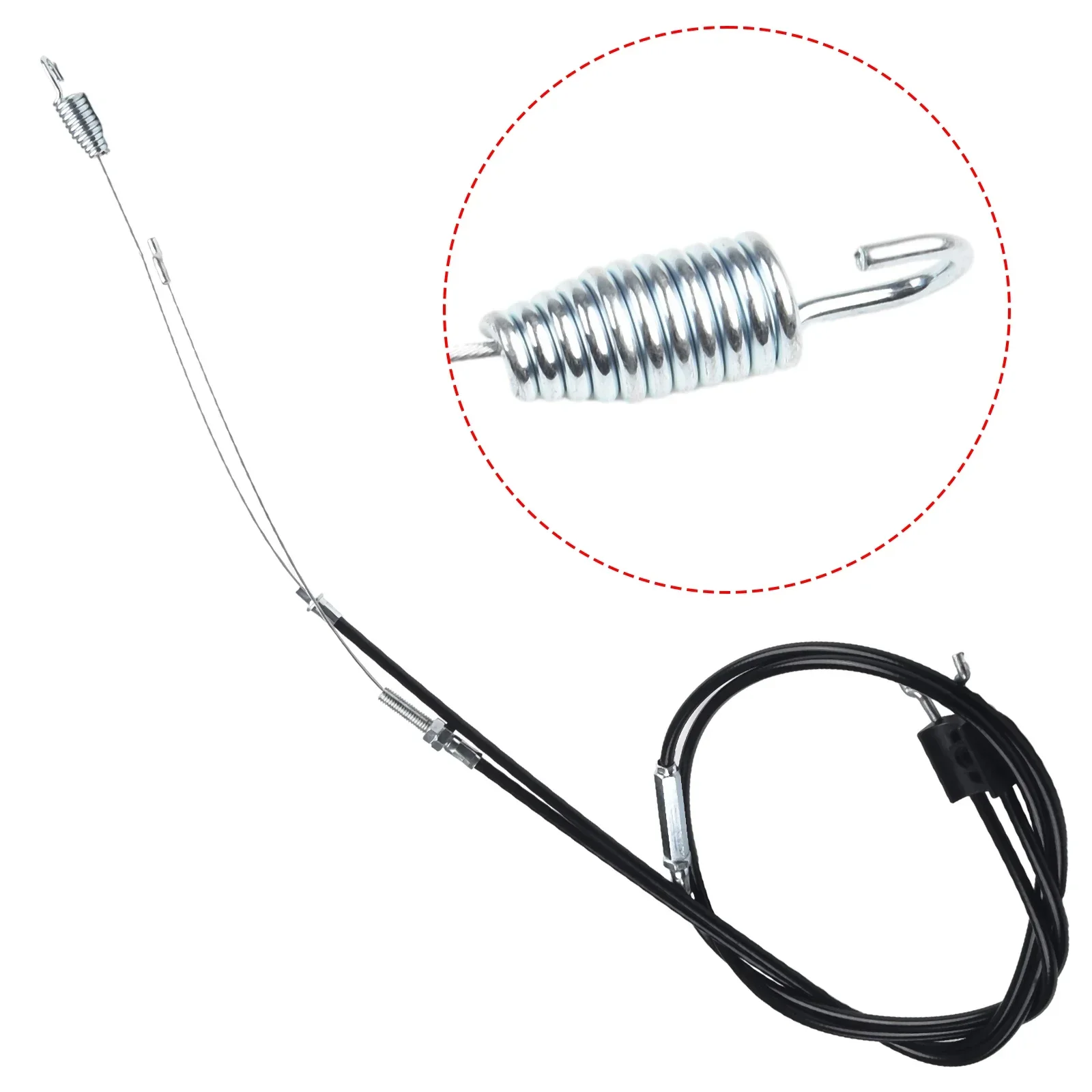 

New Throttle Cable Practical Plastic 1515 Mm Length Duct Length 1128 Mm Lawn Mower Accessories Replacement Part