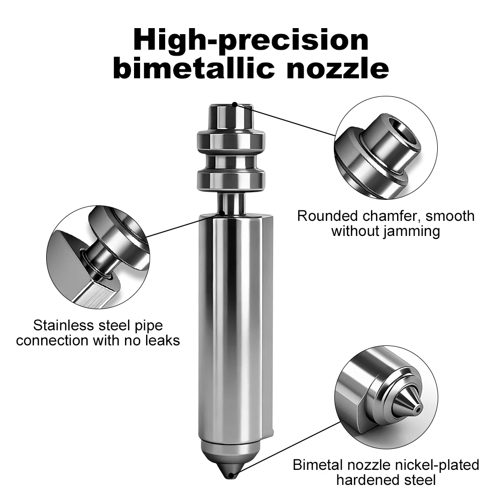 

Upgrade Anycubic Kobra X Hotend Bimetallic Nozzle High TemperatureFor Anycubic Kobra X 0.2 0.4 0.6 0.8mm 3D Printers parts.