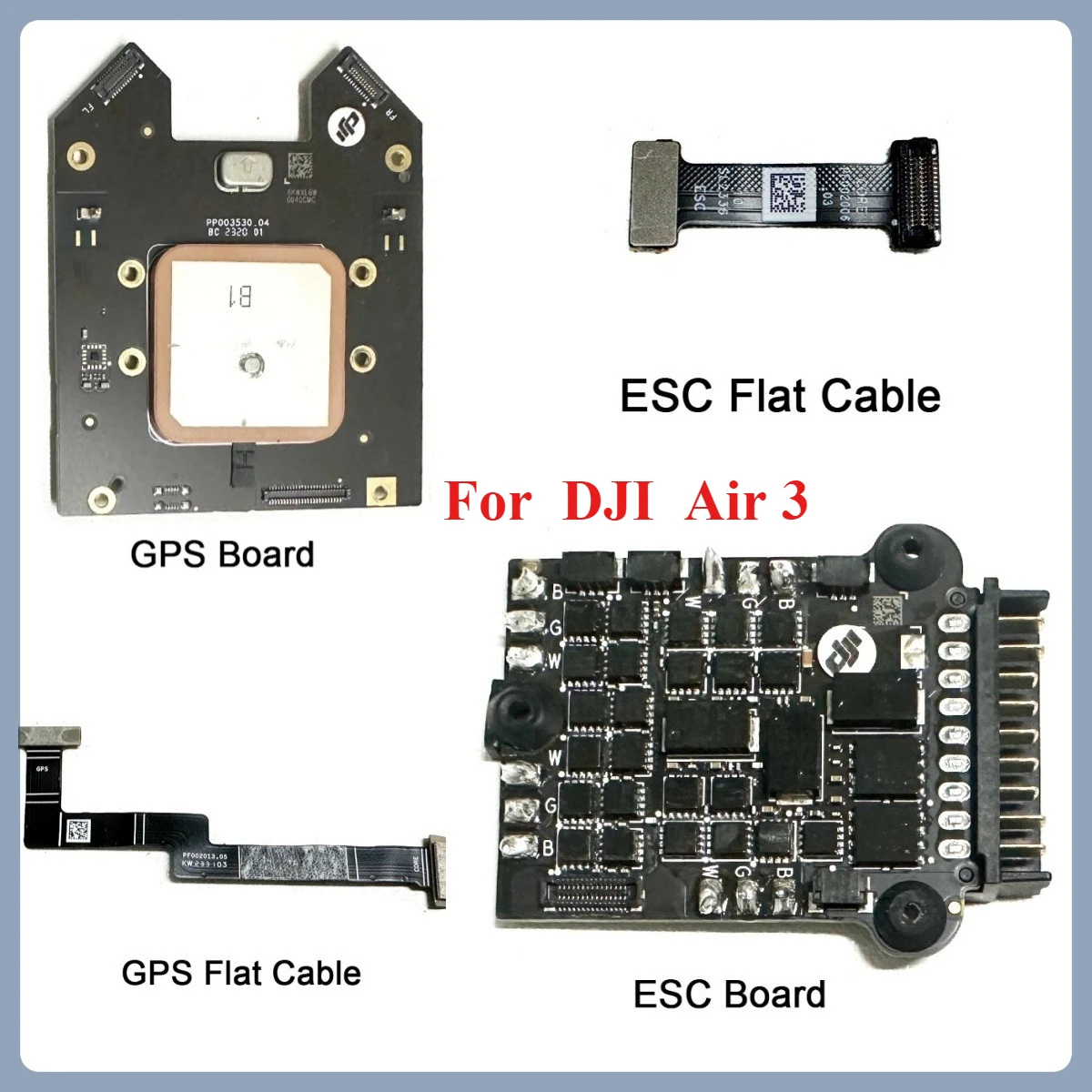 Original New DJI Air 3 Essential Repair Components - ESC Motor Board, GPS Module & Cables