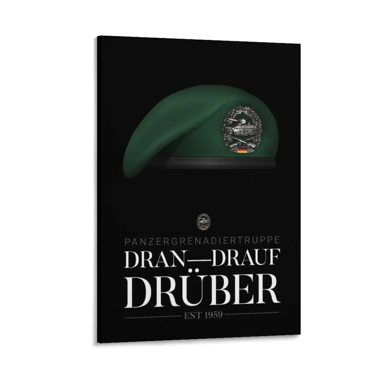 

Panzergrenadiere - Dran! Drauf! Drüber! Canvas Painting bedrooms decorations accessories for home decor poster anime