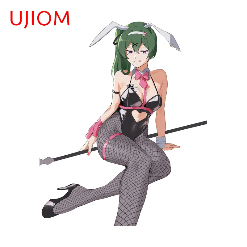 UJIOM Ubel Fishnet Stockings Wall Sticker Celebrate Cute Bunny Girl Scratch Proof PVC Decal Seductive Refrigerator Wallpapers