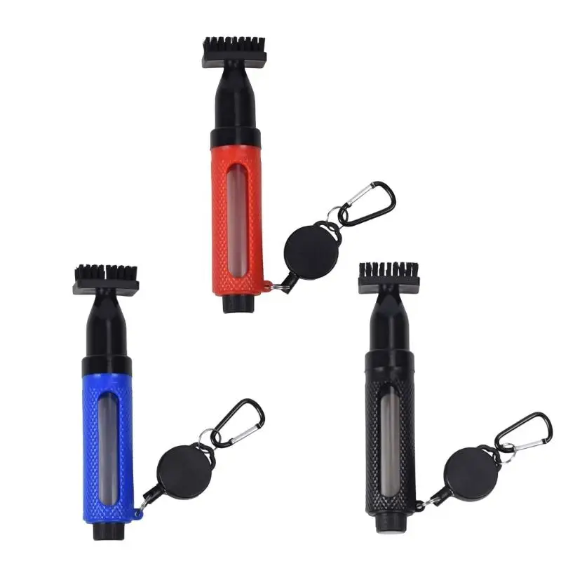 

652F Durability Plastic Golf Club Cleaner Brush Compacts Golf Cleaning Scrubber for Effective Training Gear Maintenance