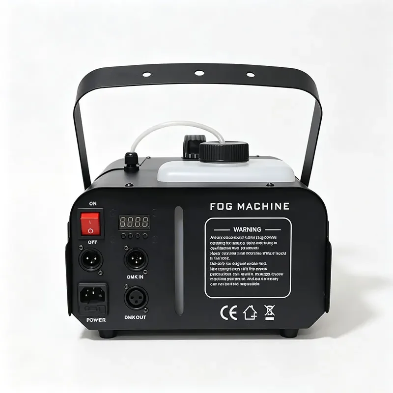 1500W Fog Machine With Wired Remote Control 10m Spray Distance Portable Smoke Machine for Christmas Halloween Wedding Engagement