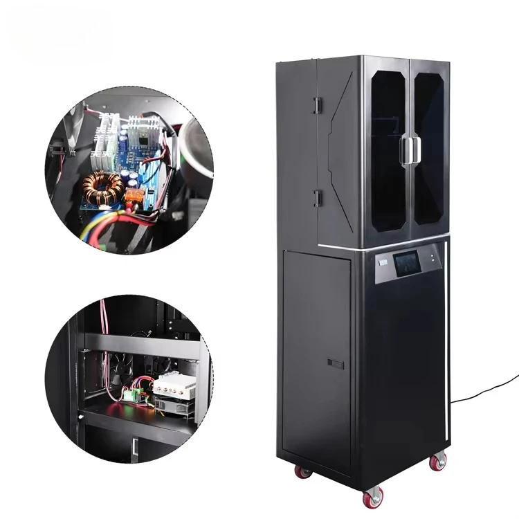 Vertical High Precision Metal 3d Printer Machine Large Size Resin Jewelry Dental Industrial 3d Printer With Universal Wheels